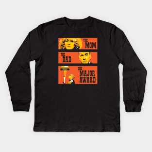 The Mom, The Dad, And The Major Award Kids Long Sleeve T-Shirt